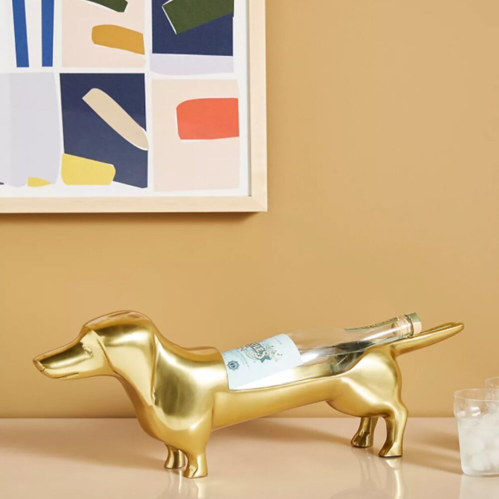 Dapper Dog Wine Bottle Holder